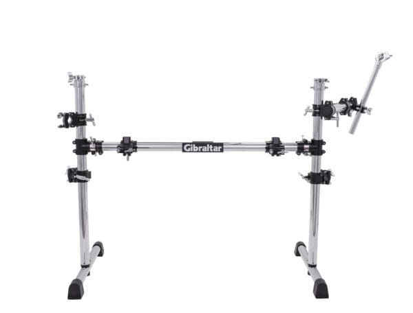 A drum stand on a white background.