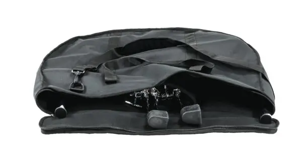 A black bag with white background