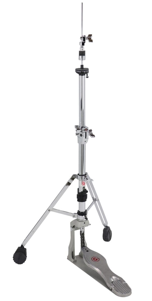 A drum stand on a white background.