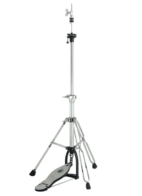 A drum stand on a white background.