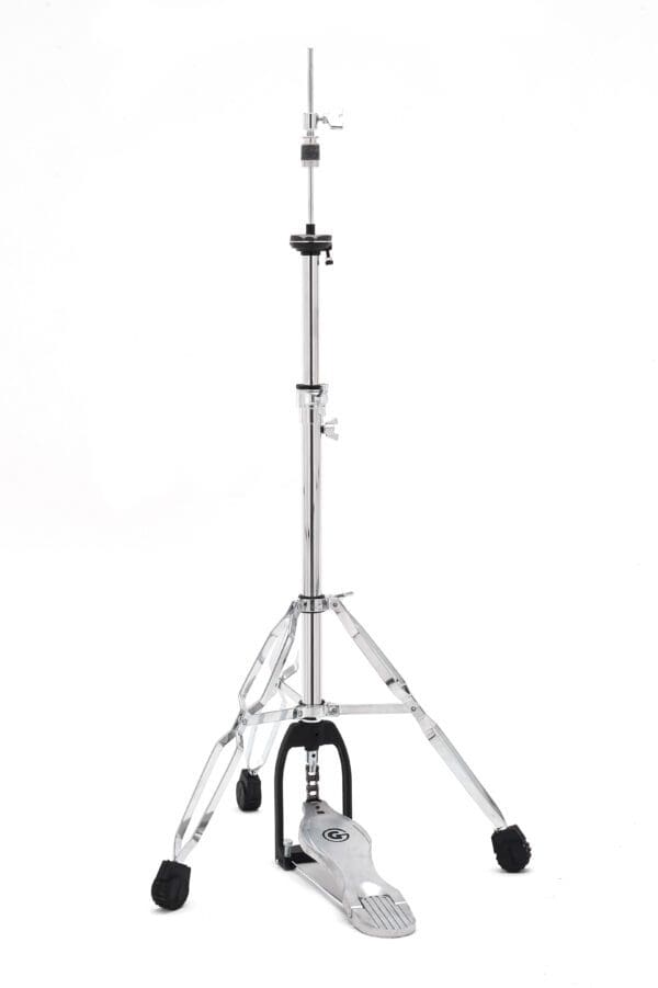 A drum stand on a white background.