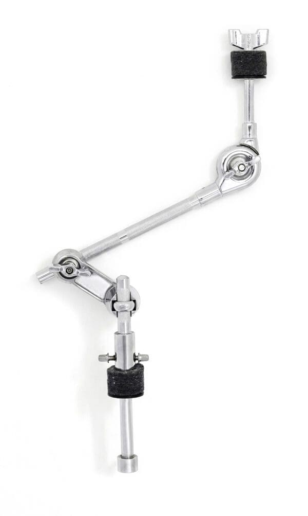 A pair of drum pedals on a white background.