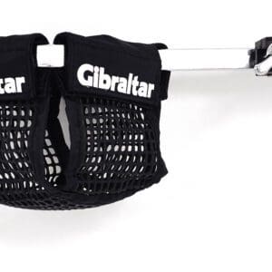 A black mesh hanger with the word clalar on it.