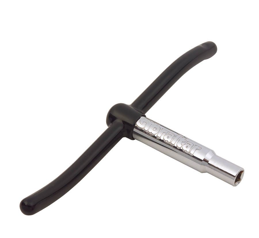 A bicycle tool with a black handle on a white background.