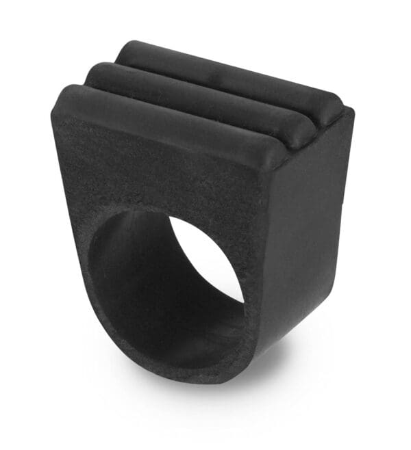 A black ring with a square shape.