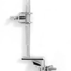 A metal clamp on a white background.