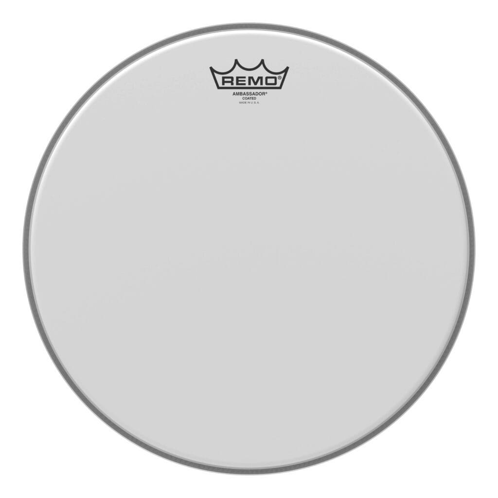 Remo drum head on a white background.