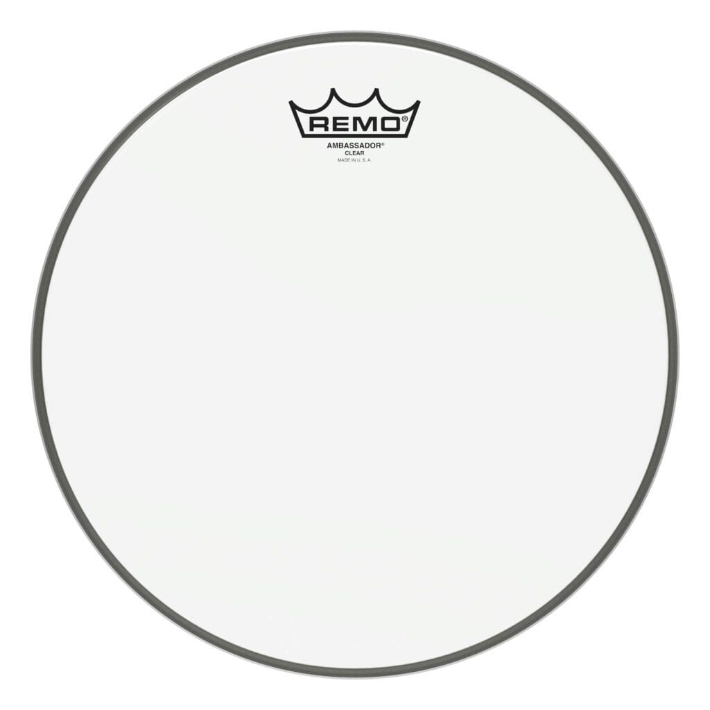 The remo drum head is shown on a white background.