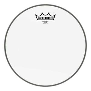 Remo drum head with a clear top.