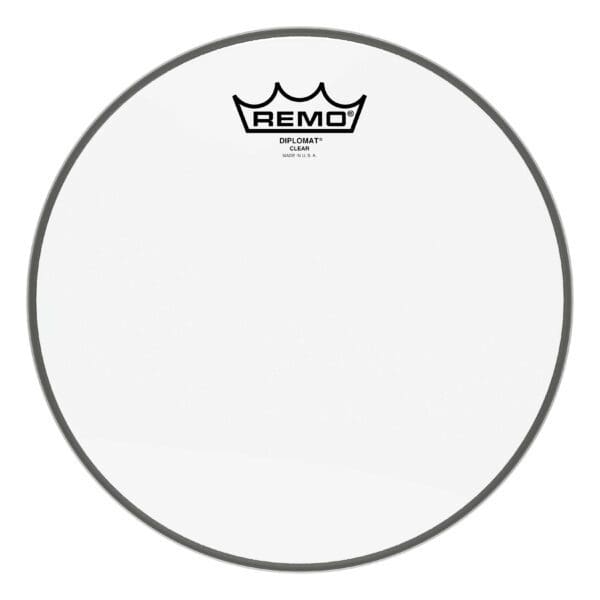 Remo drum head with a clear top.