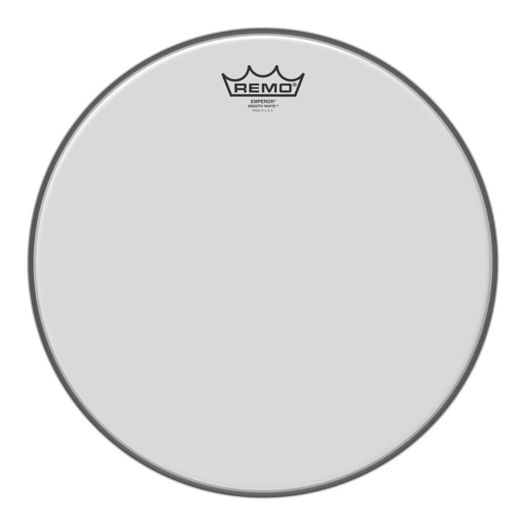 Remo drum head in a white background.