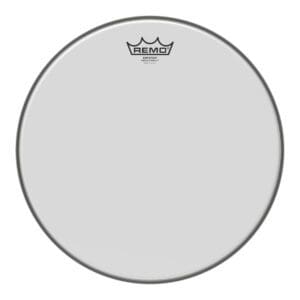 Remo drum head in a white background.