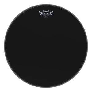 A black drum head with a crown logo.