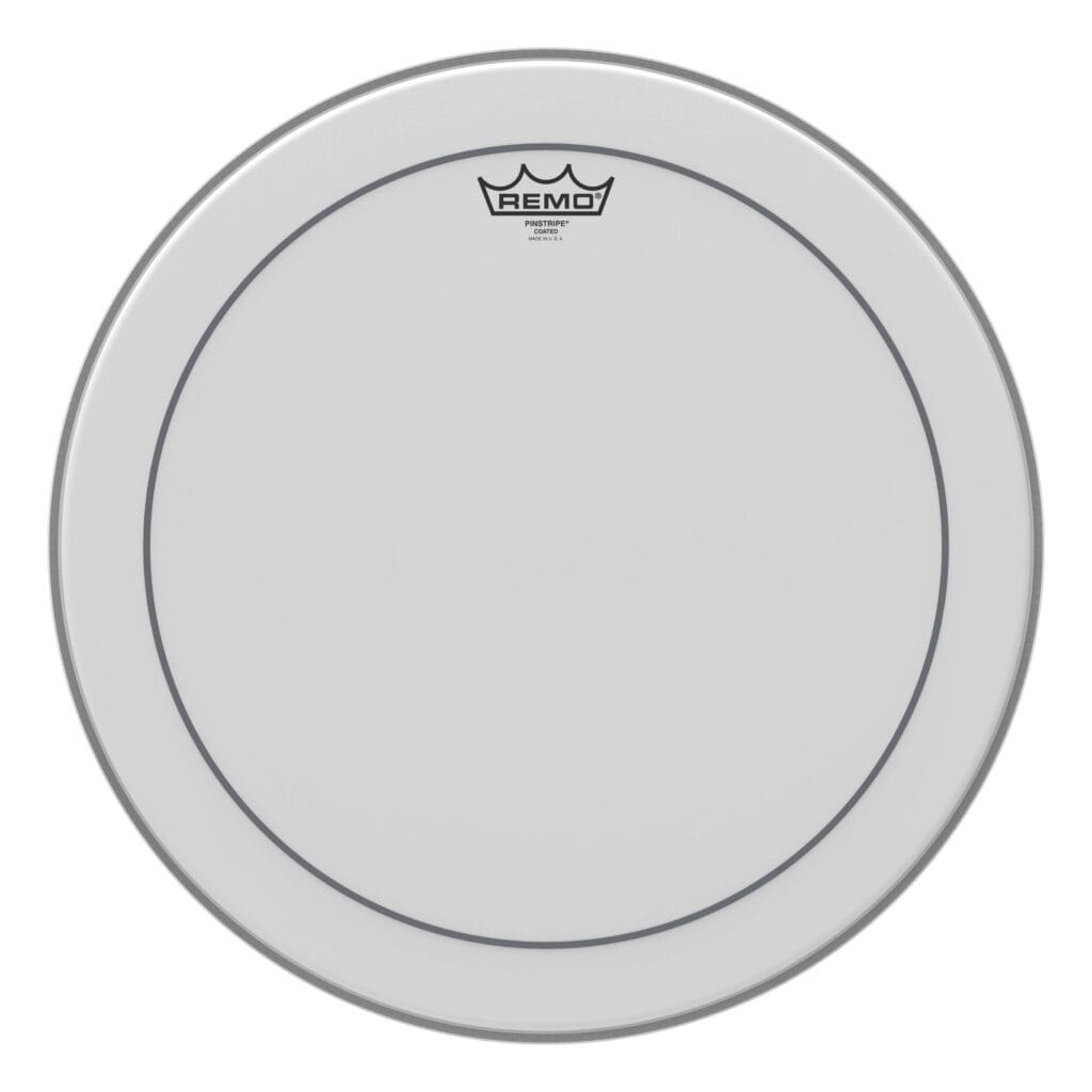 Remo drum head with a white background.