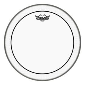 Remo clear drum head.