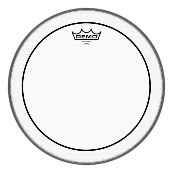 Remo clear drum head.