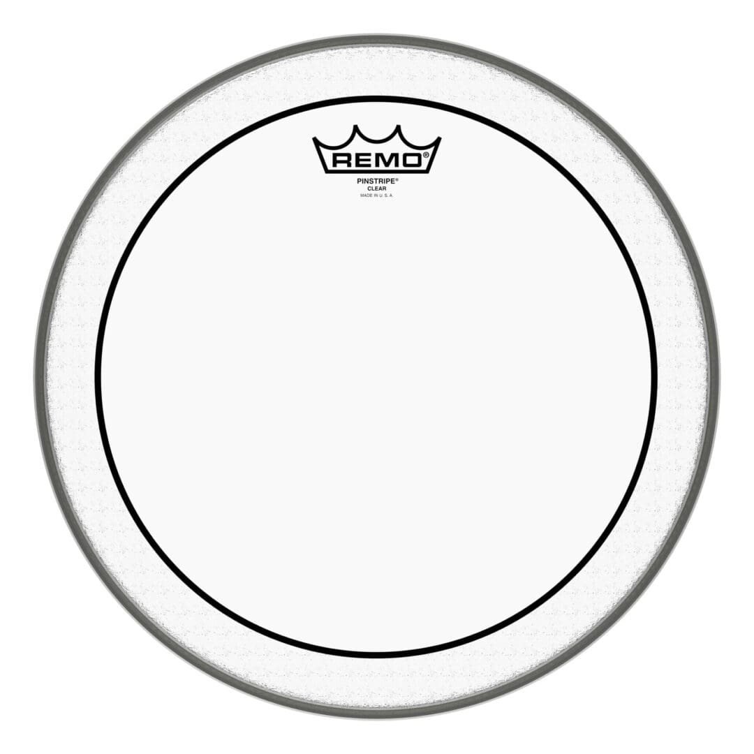 Remo clear drum head.