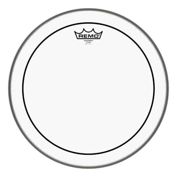 Remo clear drum head on a white background.