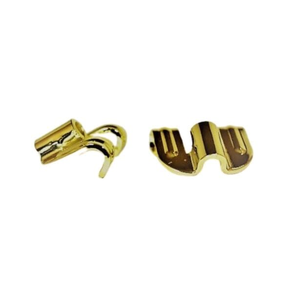 Chrome over brass hook